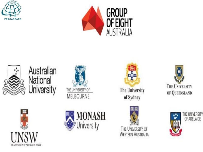 رنکینگ دانشگاه های گروه 8 استرالیا